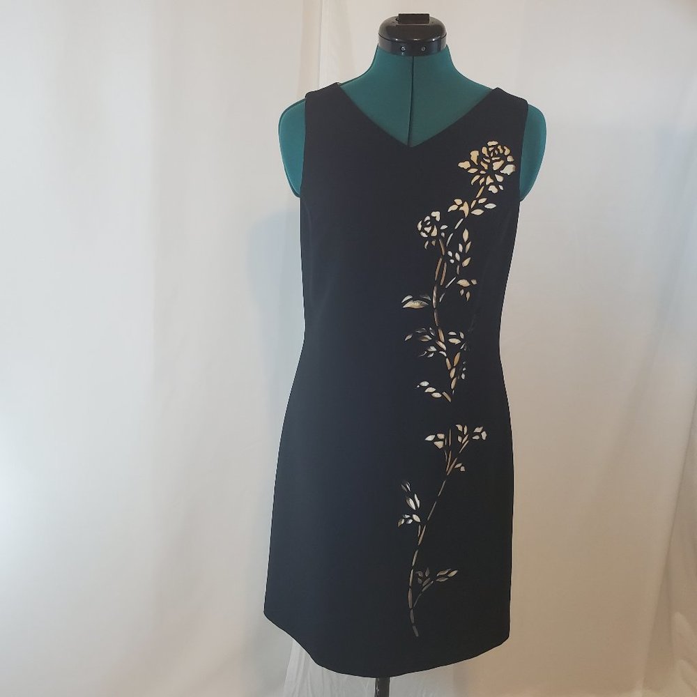 YL by Yair - Women's Dress - Size 6 - Black/Ivory